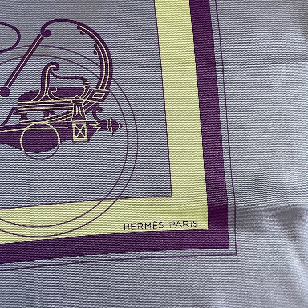 Hermès Ex Libris 90 Silk Scarf Vintage Rare - Picture 3 of 7